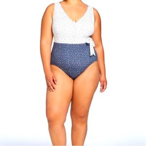 CALIA women’s wrap one piece - NWT - 14